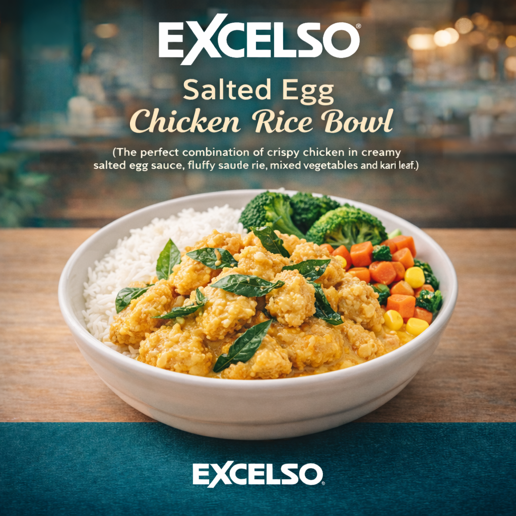 Salted Egg Chicken Rice Bowl